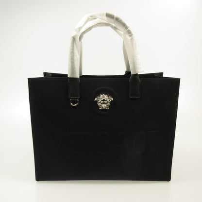 [Used] VERSACE | Versace La Medusa Large Canvas Tote Tote Bag 1004741/1A03095 Black