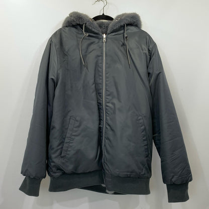 CAMBIO | カンビオ リバーシブルエコファーナイロンブルゾン ブルゾン mj11209 グレー サイズ：XL【姫路東店】