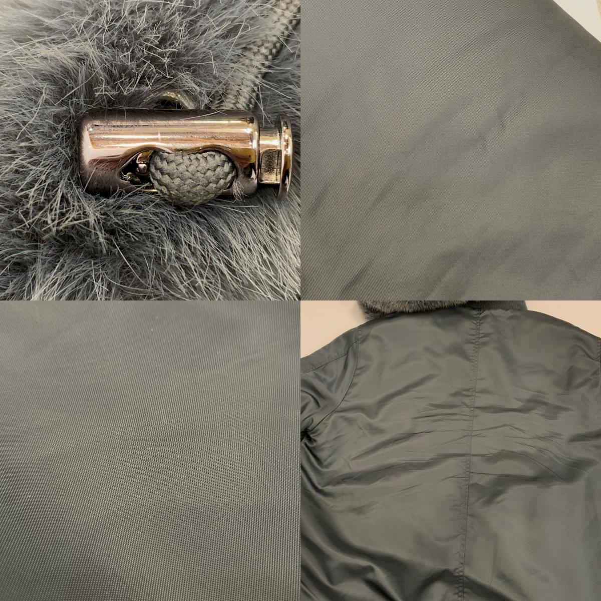 CAMBIO | カンビオ リバーシブルエコファーナイロンブルゾン ブルゾン mj11209 グレー サイズ：XL【姫路東店】