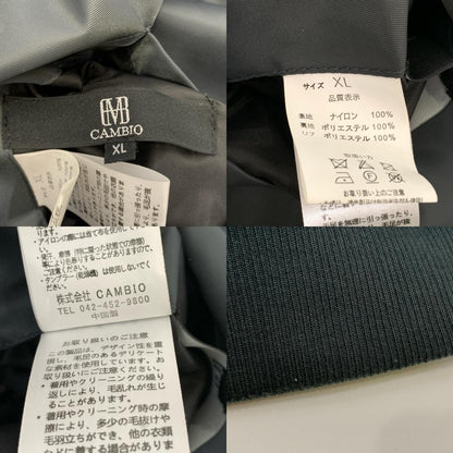 CAMBIO | カンビオ リバーシブルエコファーナイロンブルゾン ブルゾン mj11209 グレー サイズ：XL【姫路東店】