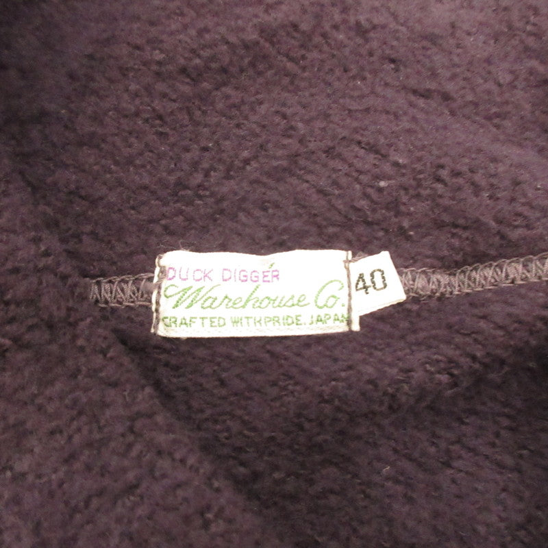 [Used] WARE HOUSE | Warehouse Separate Pocket Set-in Hooded Parka Lot.453 DUCK DIGGER Purple Size: 40
