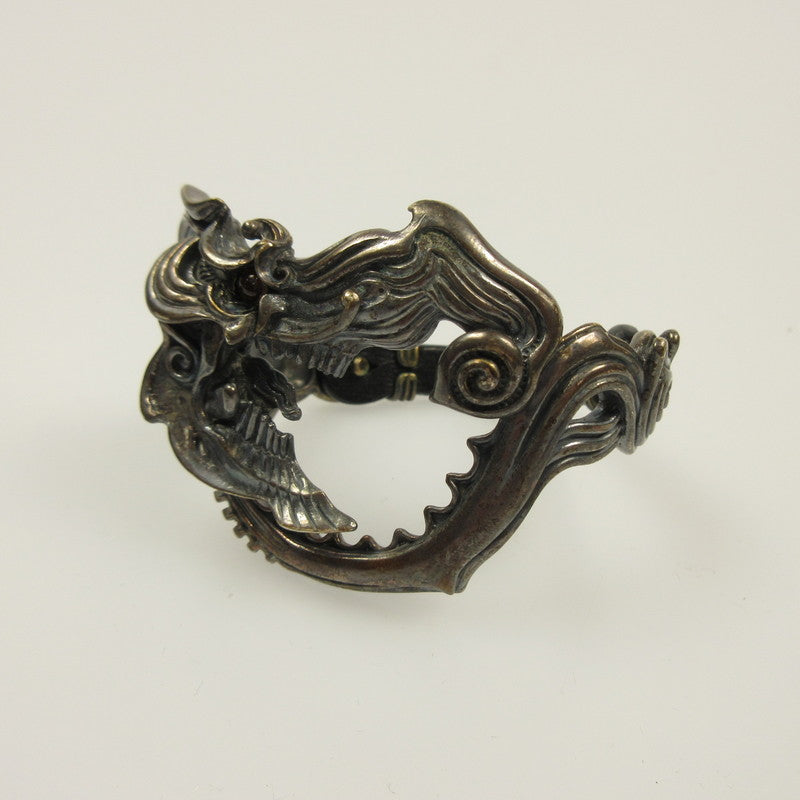 Used: GARO SILVER GLOSSARY Makai Tool Gorba Bracelet G0506-B-GB