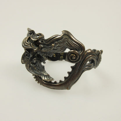 Used: GARO SILVER GLOSSARY Makai Tool Gorba Bracelet G0506-B-GB