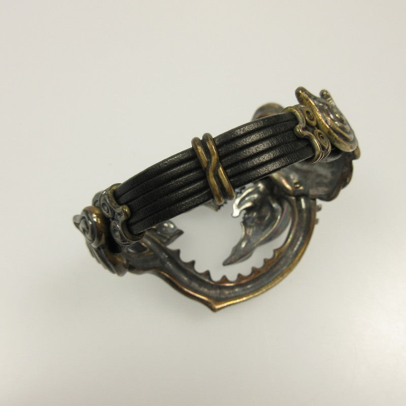 Used: GARO SILVER GLOSSARY Makai Tool Gorba Bracelet G0506-B-GB