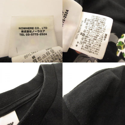A BATHING APE | アベイシングエイプ FOOTPRINTS L/S TEE 長袖Ｔシャツ ×トムとジェリー ブラック サイズ：L