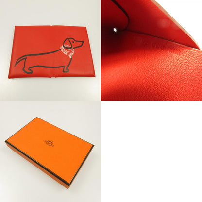 [Used] HERMES | Hermes Calvi Duo Dachshund Coin Case K stamp (2025)