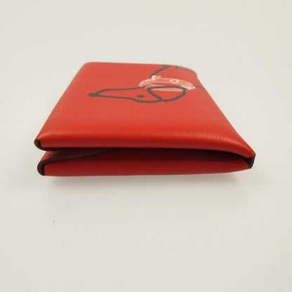 [Used] HERMES | Hermes Calvi Duo Dachshund Coin Case K stamp (2025)