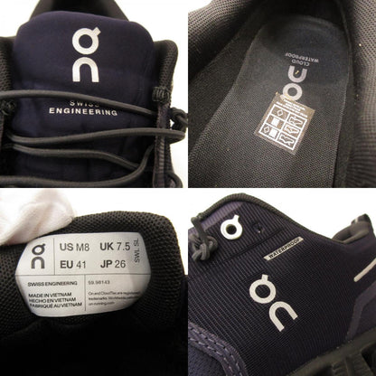 [Used] On | On Cloud 5 Waterproof Sneakers 59.98143 Navy 26cm