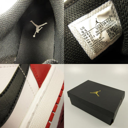 Used] NIKE | Nike AIR JORDAN 1 LOW 'BRED TOE' Sneakers 553558-612 Red 27.5cm