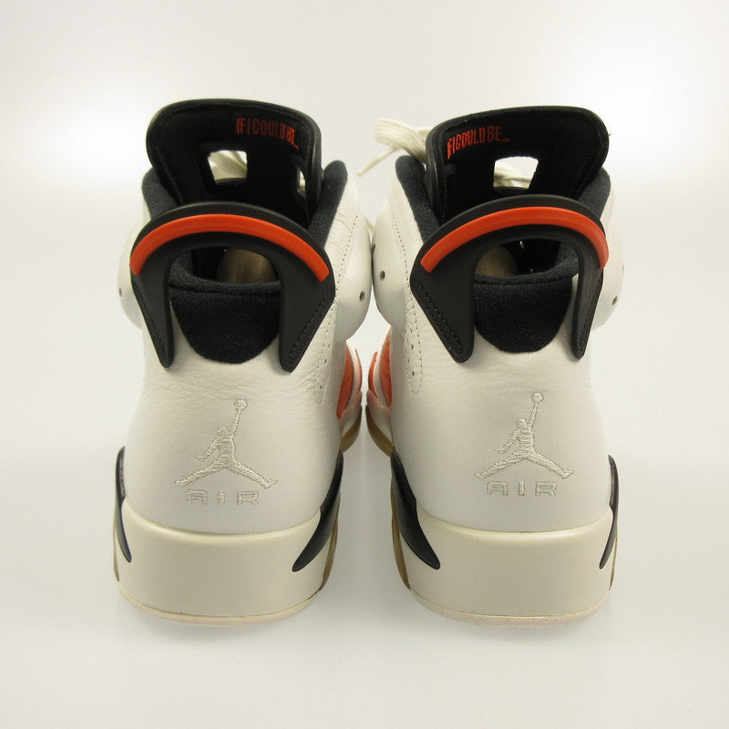 Used] NIKE | Nike AIR JORDAN 6 RETRO Sneakers 384664-145 Orange 27.5cm