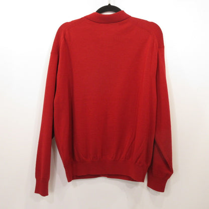 【中古】crepuscule | クレプスキュール H-G Knit Shirts 長袖シャツ 2503-041 レッド サイズ：1