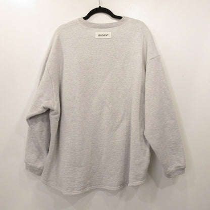 [Used] SUPER BIG CREW SWEAT Sweatshirt UD47-11H021 Gray Size: M