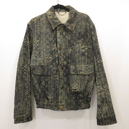 Used] LOUIS VUITTON | Louis Vuitton Monogram Tailored Denim Jacket Denim RM2319 TC6 HOA02W Domestic Regular Blue Size: 48