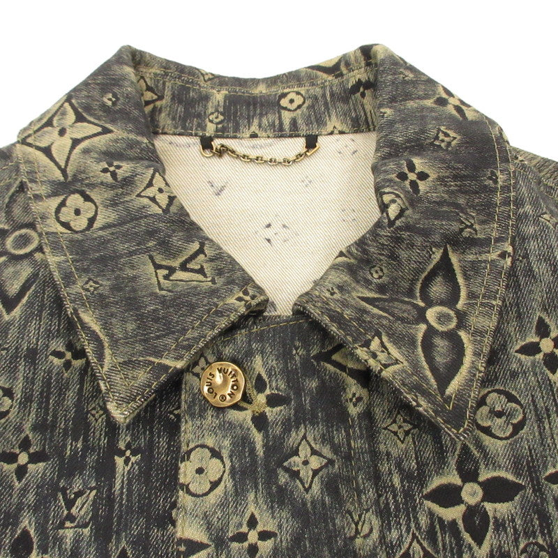 Used] LOUIS VUITTON | Louis Vuitton Monogram Tailored Denim Jacket Denim RM2319 TC6 HOA02W Domestic Regular Blue Size: 48