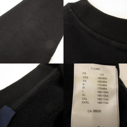 Used] LOUIS VUITTON | Louis Vuitton Embroidered Cotton Jersey Crewneck Sweatshirt 1AFXO6 Domestic genuine product Black Size: XXL