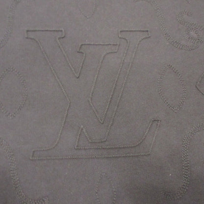 Used] LOUIS VUITTON | Louis Vuitton Embroidered Cotton Jersey Crewneck Sweatshirt 1AFXO6 Domestic genuine product Black Size: XXL