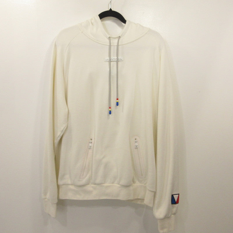 LOUIS VUITTON | Louis Vuitton 37TH AMERICA'S CUP Hoodie RM242MH ZA8 HRY55W Domestic Authentic Ivory Size: XL