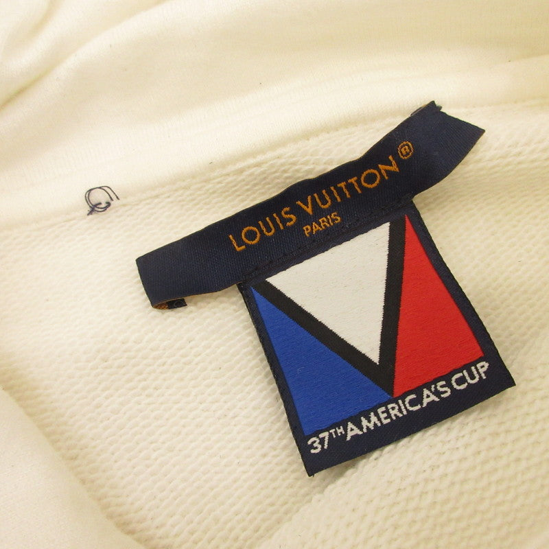 LOUIS VUITTON | Louis Vuitton 37TH AMERICA'S CUP Hoodie RM242MH ZA8 HRY55W Domestic Authentic Ivory Size: XL