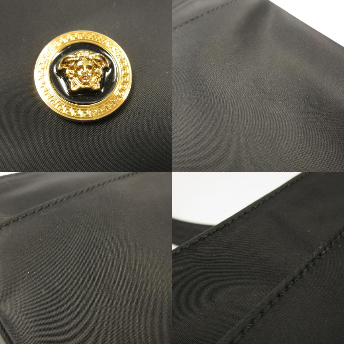 [Used] VERSACE | Versace Medusa logo shoulder bag 1020745 Black