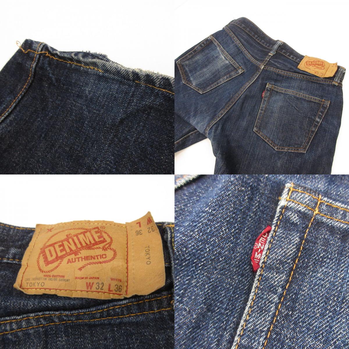 [Used] Denime | Denime TOKYO Denim Pants SHINS Period Navy Size: 32