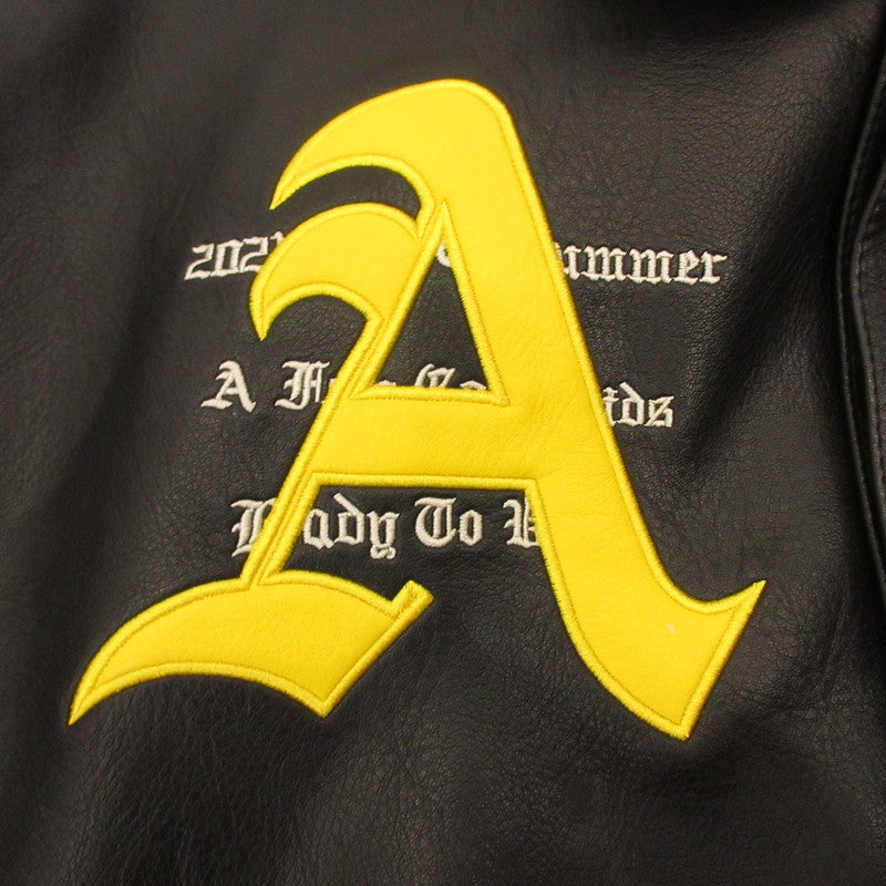 【Used】 A FEW GOOD KIDS | RACING LEATHER JACKET Leather Black Size: L