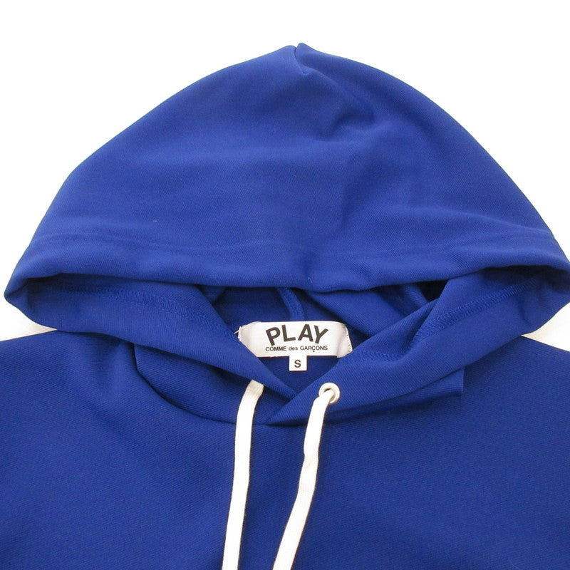 PLAY COMME des GARCONS Hoodie AZ-T173 Blue Size: S [Used]