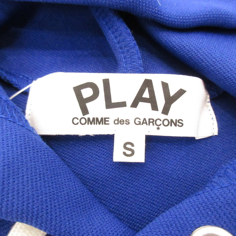 PLAY COMME des GARCONS Hoodie AZ-T173 Blue Size: S [Used]