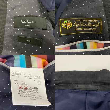 Paul Smith | ポール・スミス セットアップ 163007 Loro Piana FOUR SEASONS ブラック サイズ：L【姫路東店】