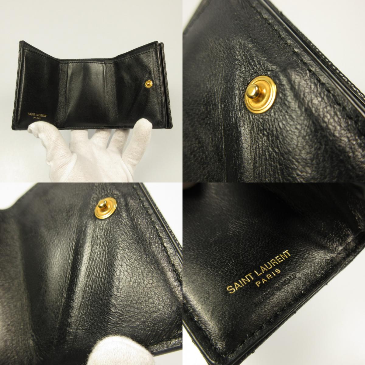 Used] SAINT LAURENT | Saint Laurent Origami Tiny Wallet Long Wallet 668274