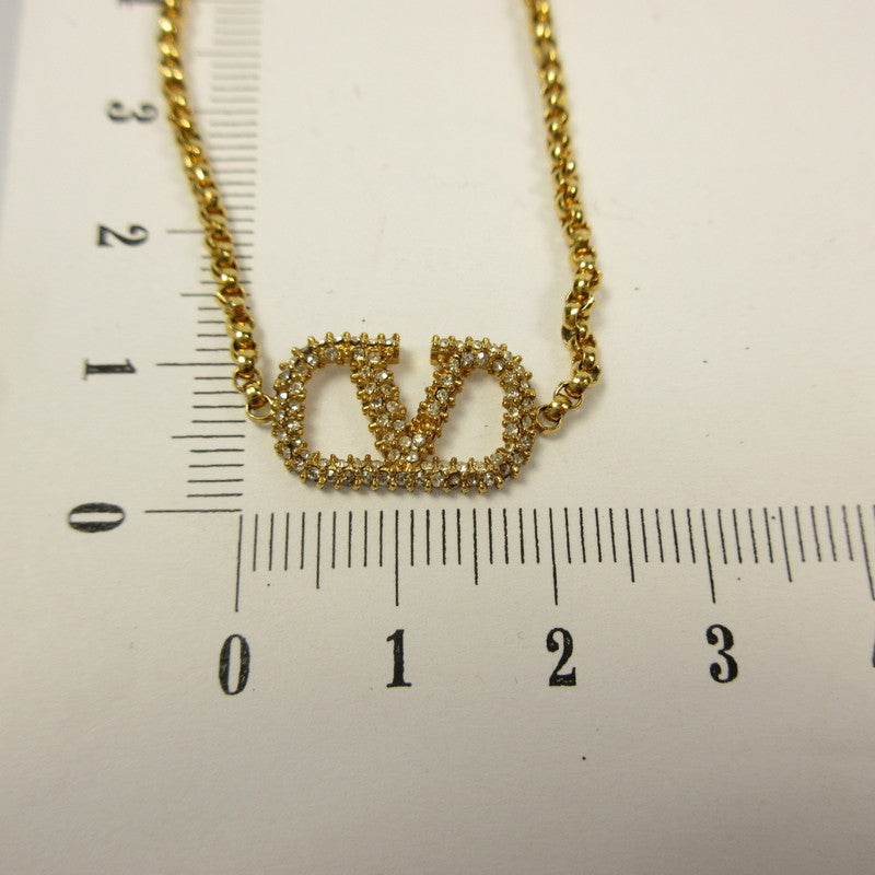 [Used] Valentino | V Logo Signature Metal Swarovski Crystal Bracelet 7W2J0F84YCW
