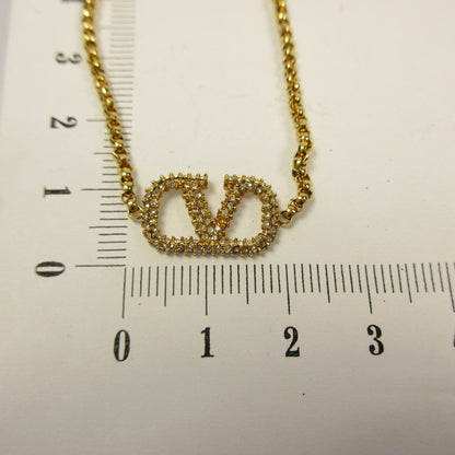 [Used] Valentino | V Logo Signature Metal Swarovski Crystal Bracelet 7W2J0F84YCW