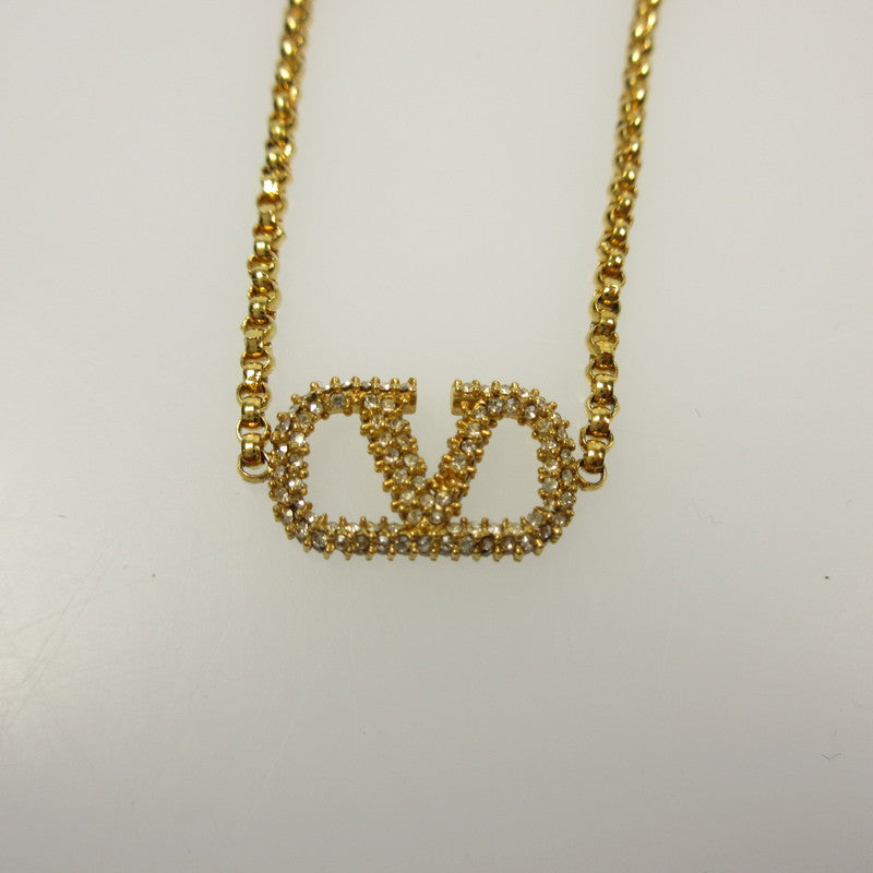 [Used] Valentino | V Logo Signature Metal Swarovski Crystal Bracelet 7W2J0F84YCW