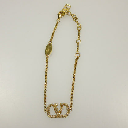 [Used] Valentino | V Logo Signature Metal Swarovski Crystal Bracelet 7W2J0F84YCW