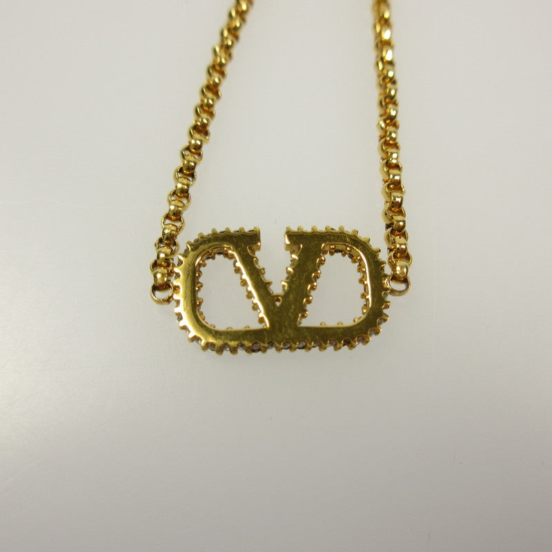 [Used] Valentino | V Logo Signature Metal Swarovski Crystal Bracelet 7W2J0F84YCW