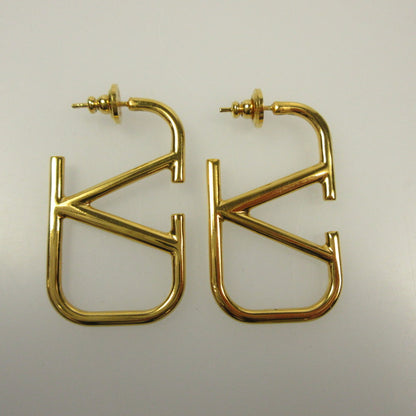 [Used] Valentino | Valentino V Logo Signature Metal Pierced Earrings 7W2J0F96MET