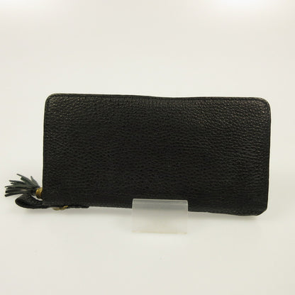 Used] KC's | KCs Wallet Round Zip Himeji Kurozan Leather Long Wallet Black