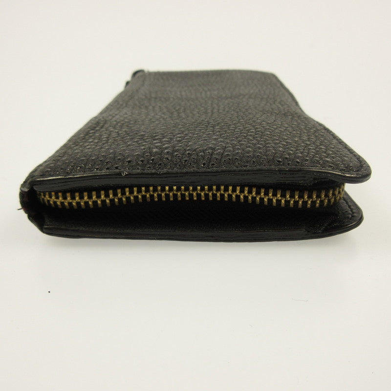 Used] KC's | KCs Wallet Round Zip Himeji Kurozan Leather Long Wallet Black
