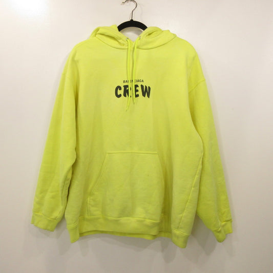 【中古】BALENCIAGA | バレンシアガ パーカー 600583 イエロー サイズ：XXL