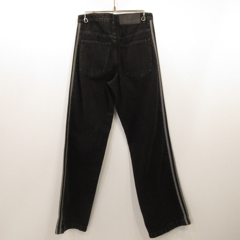[Used] adidas | Adicolor Denim Firebird Track Pants Denim Pants JC6718 Black Size: 30