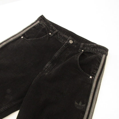 [Used] adidas | Adicolor Denim Firebird Track Pants Denim Pants JC6718 Black Size: 30