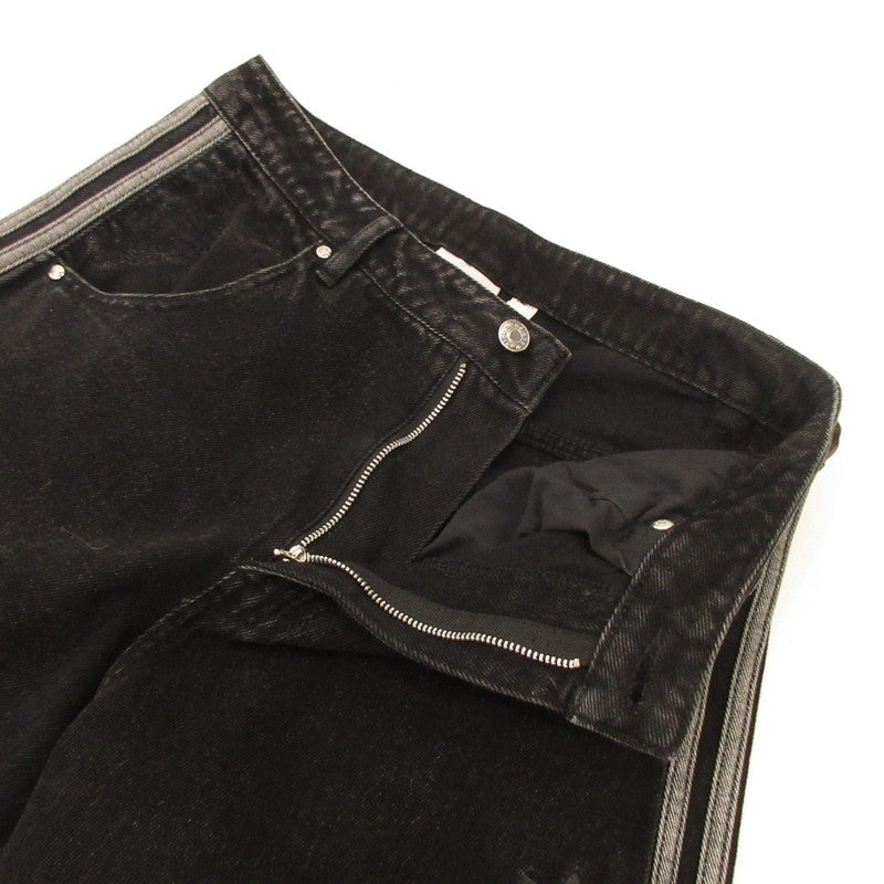[Used] adidas | Adicolor Denim Firebird Track Pants Denim Pants JC6718 Black Size: 30