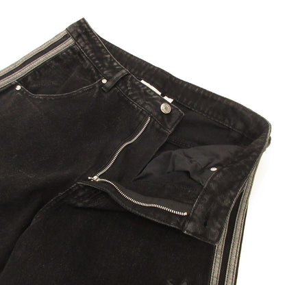 [Used] adidas | Adicolor Denim Firebird Track Pants Denim Pants JC6718 Black Size: 30
