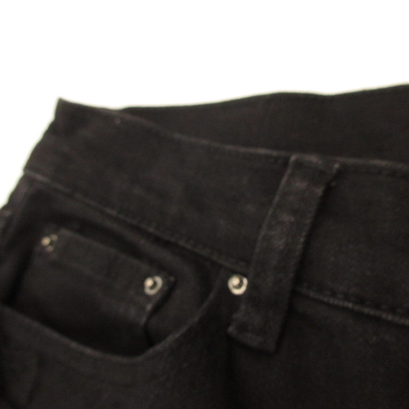 【Used】mnml | Mini Mal X597 PANELD SKINNY STACKED Denim Pants LO-MNML-288P Black Size: 28