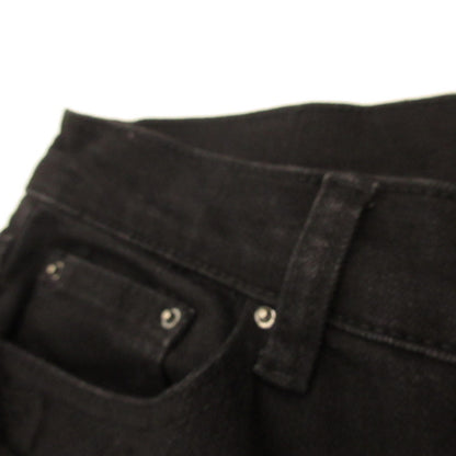 【Used】mnml | Mini Mal X597 PANELD SKINNY STACKED Denim Pants LO-MNML-288P Black Size: 28