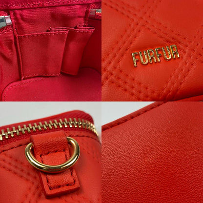 furfur | ファーファー マイクロキルティングバニティバッグ その他バッグ RWGB252503 2025S/S レッド【姫路東店】