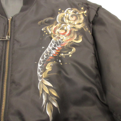 [Used] Unryu Military Jacket KM0002 Black Size: L