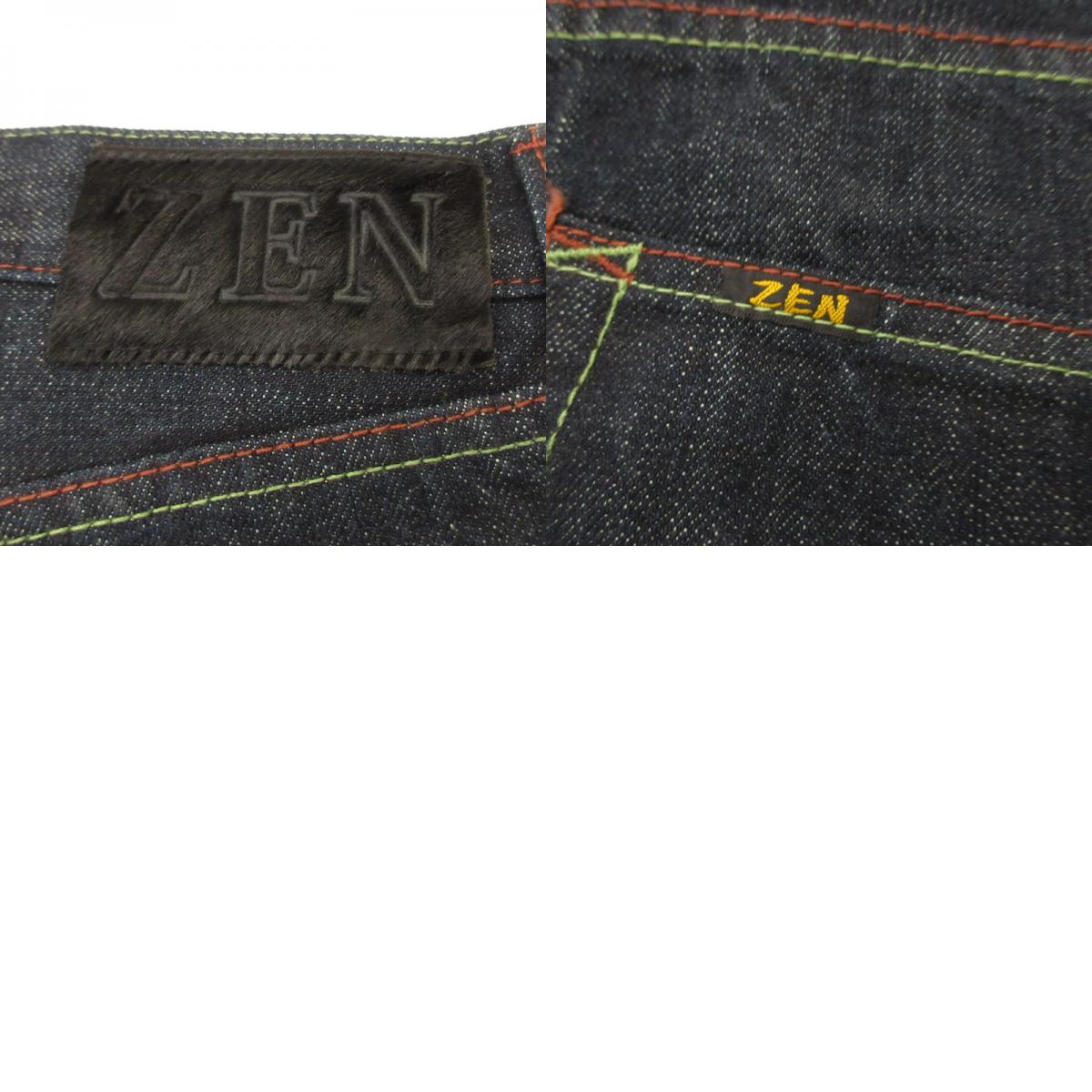 [Used] Dragon Tiger Denim Pants KD-001 Navy Size: 32
