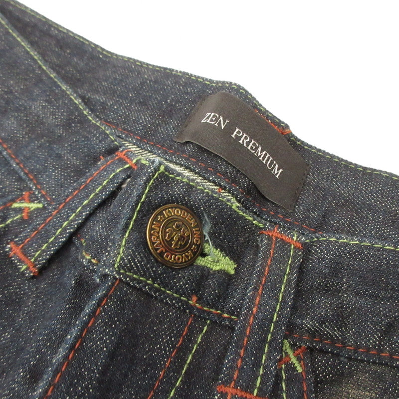 [Used] Dragon Tiger Denim Pants KD-001 Navy Size: 32