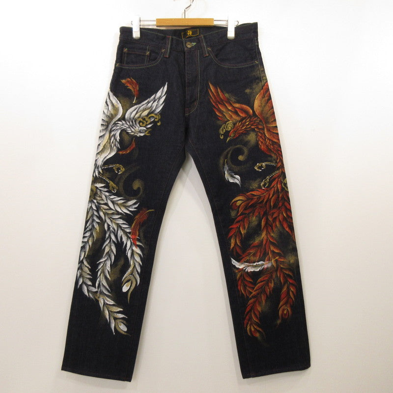 [Used] Twin Phoenix Denim Pants Navy Size: 32