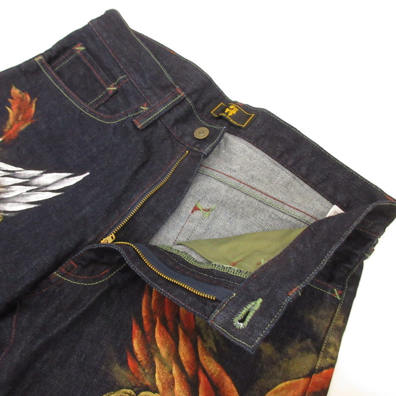 [Used] Twin Phoenix Denim Pants Navy Size: 32